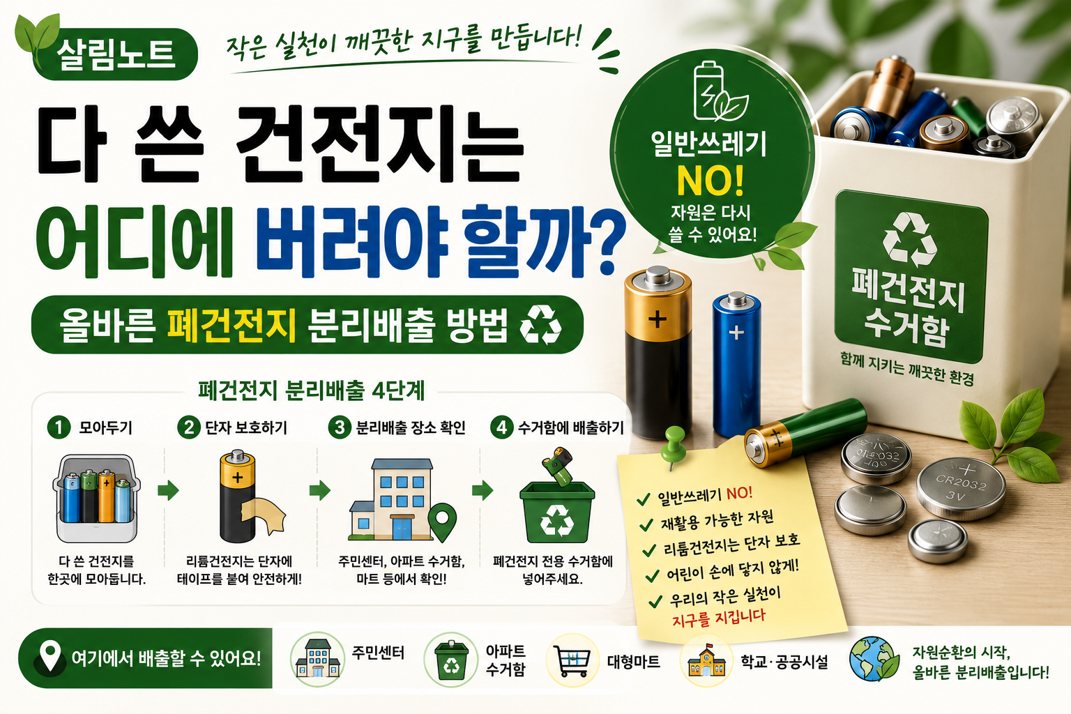 폐건전지 분리배출 가이드 썸네일